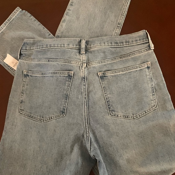 GAP Women’s 90s Straight high rise jeans-31-12tall new with tags - Picture 6 of 9